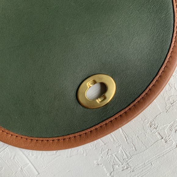 Spectator Mini Bag (6825) in Forest/Tabac | Vintage Coach Crossbody Shoulder Bag - Picture 8 of 15